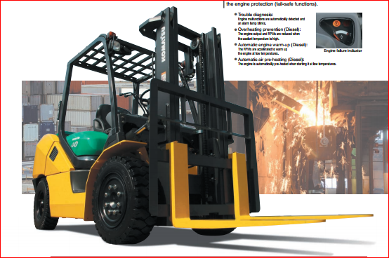 Xe nâng dầu diesel Komatsu 4T- FG40ZT