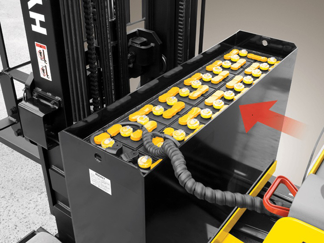 Ắc quy xe nâng điện Hyster -yale - Ắc quy rocket