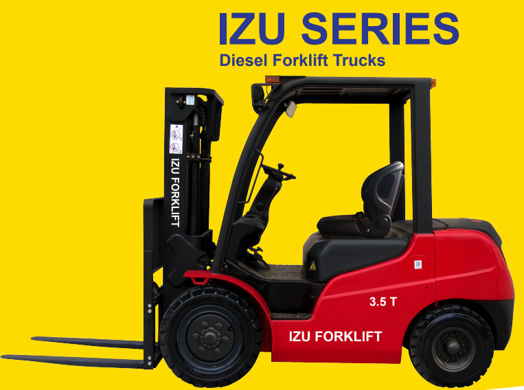 Xe Nâng Dầu IZU-3.5D Nhật Bản