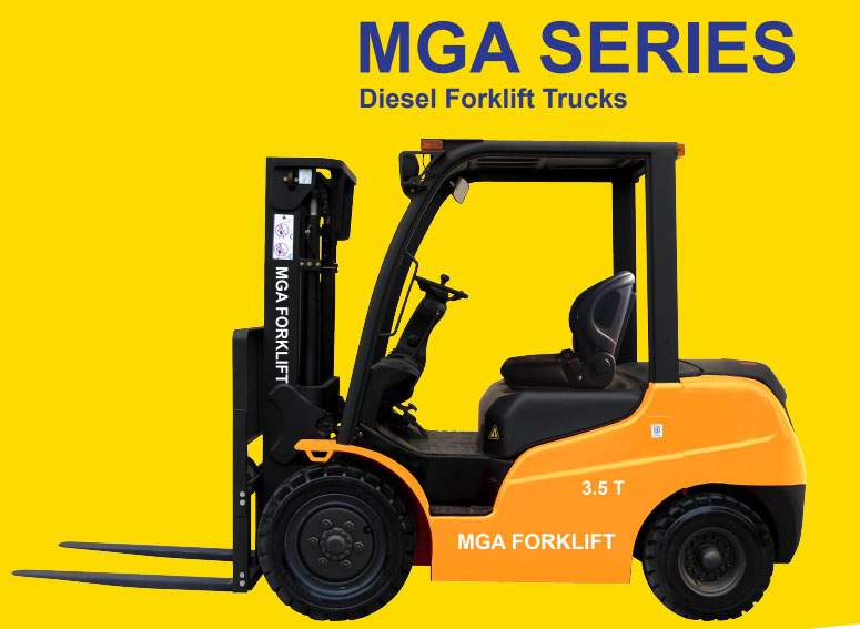 Xe Nâng Dầu MGA-3.5D Nhật Bản