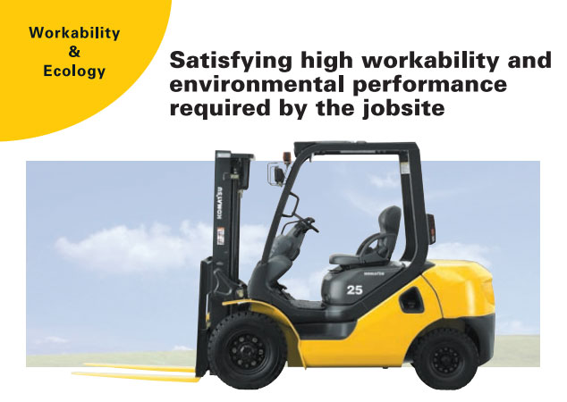 Xe nâng dầu diesel Komatsu 1.5T- FD15T