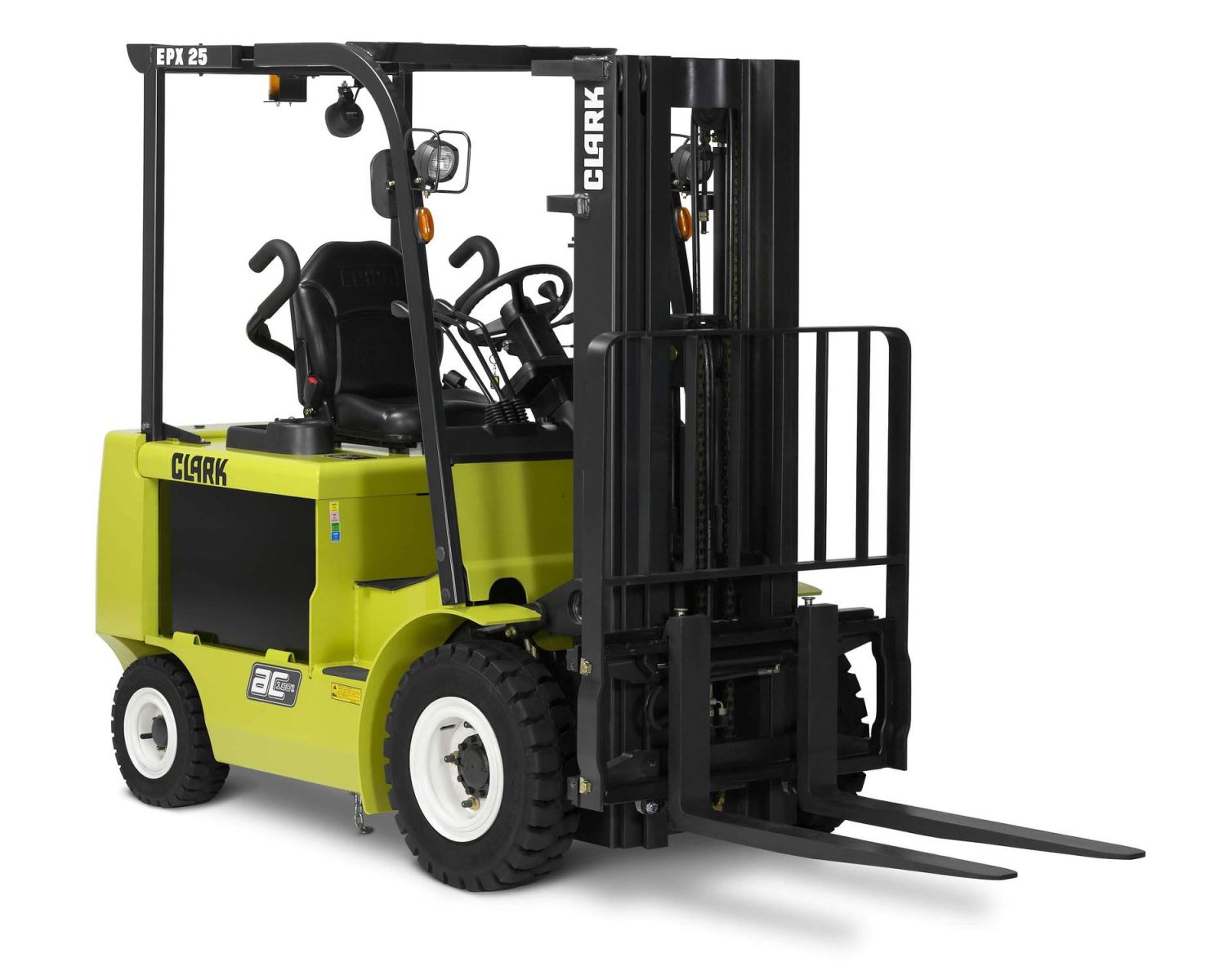 Xe nâng điện ngồi lái 4 bánh Clark